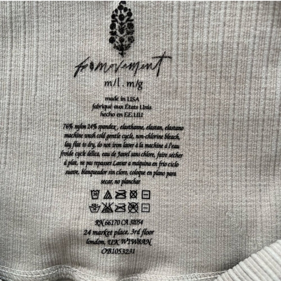 NWT Free People Good Karma Leggings Sea Glass Size M/L - Picture 9 of 12